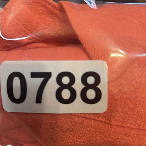 J. Jill Coral Color Button Down Tunic Top Size L Petite Rayon - Picture 12 of 12